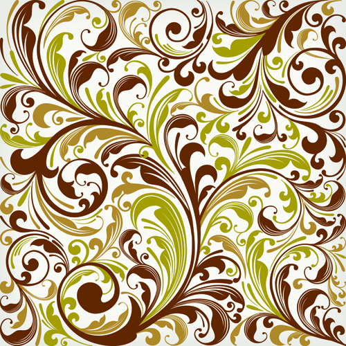 free vector Floral Swirl Vector Art